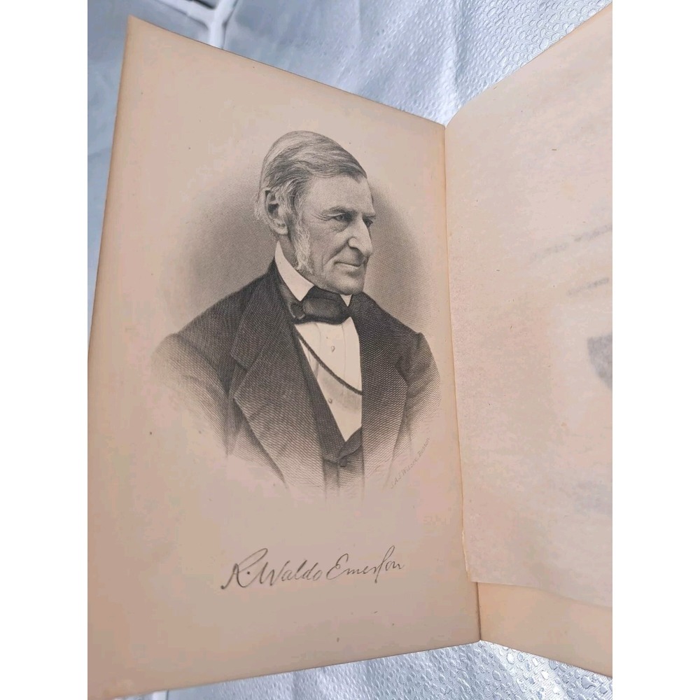 Antique Book American Men Of Letters Ralph Waldo Emerson Hardcover 1886.  O